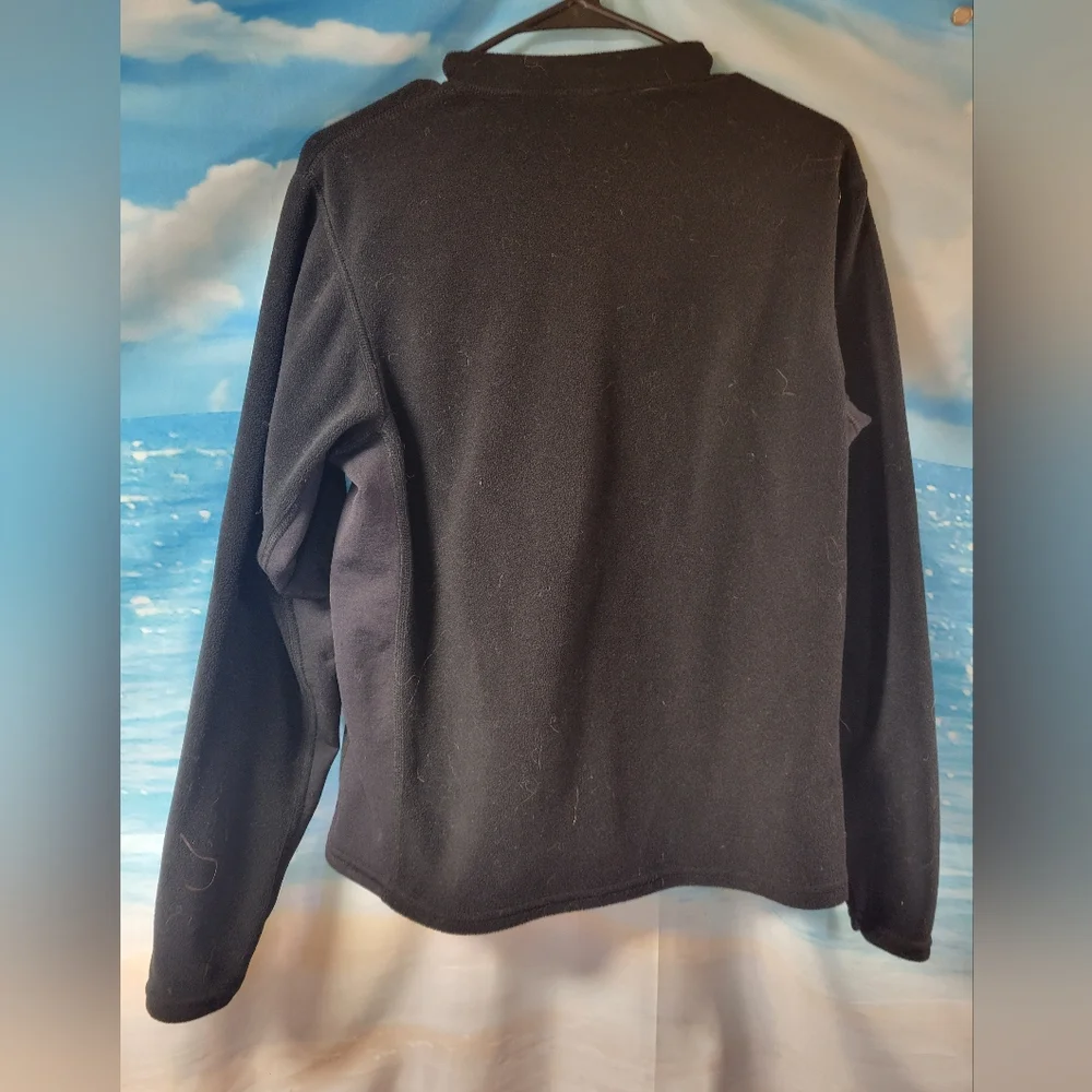The‎ North Face Black Fleece Quarter-Zip Pullover Mens Size Small
